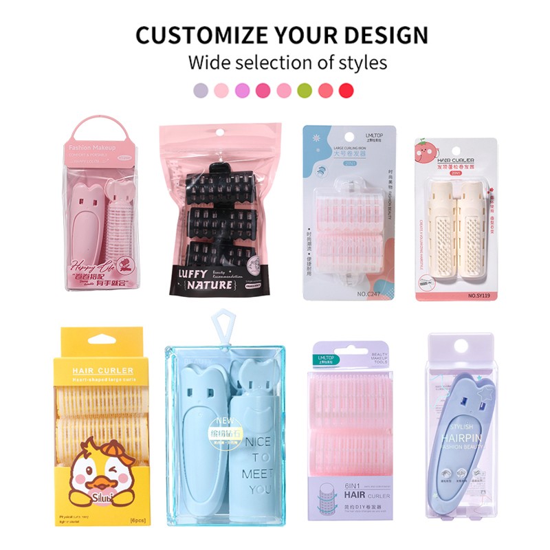 Factory Price Self Grip hair curling rollers LLT10 Volume Styling Tool Roller Set Hair Roller Clips With hair brushes for women