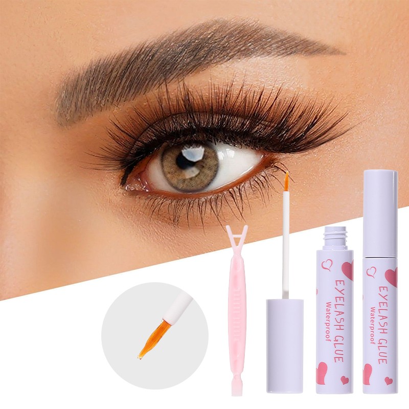 New Arrival Fast Dry Waterproof LLT33 Eyelash Glue False Eyelash Extension Glue Private Label Clear Strong White OEM Eyelash Glue
