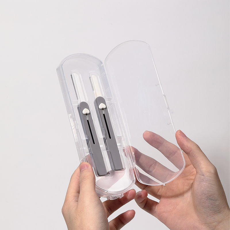 LMLTOP 2pcs Stainless Steel Portable Retractable Macro Protective Net Hair Remover Eyebrow Shaving Tool JJF02 Eyebrow Trimmer