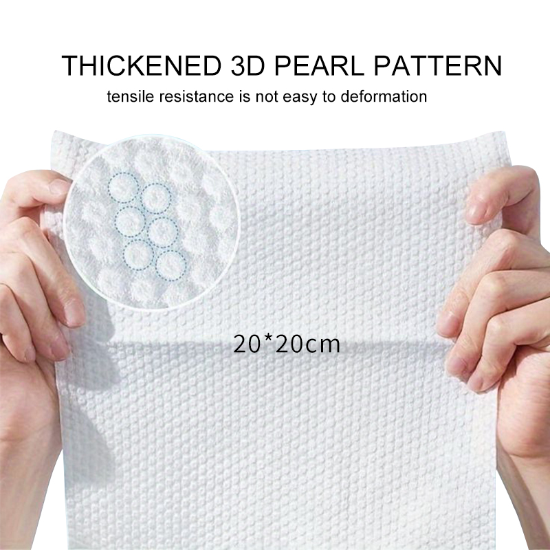 Premium Quality Disposable Cotton Face Towel SY478 Wall Mounted Pull-Out Soft Comfortable for Dry Wet Cleaning  for Household Beauty