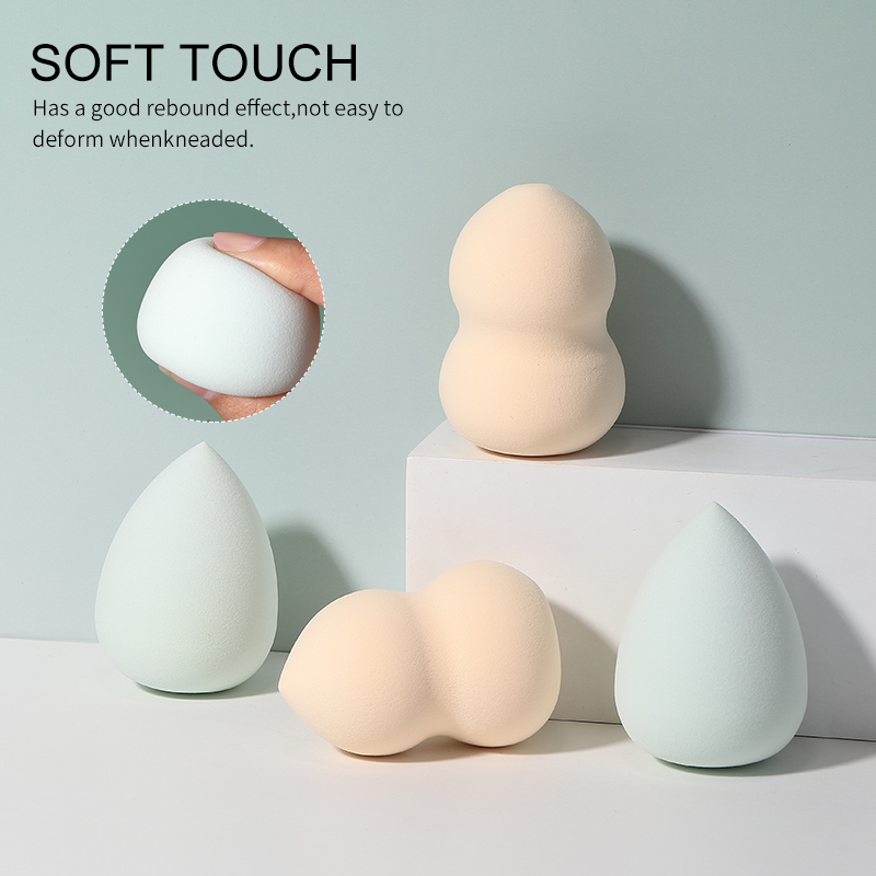 LMLTOP VN Beauty Egg Makeup Puff Set Top-025 Water-Drop High elasticity Strong water absorption Gourd Drop Powder Puff