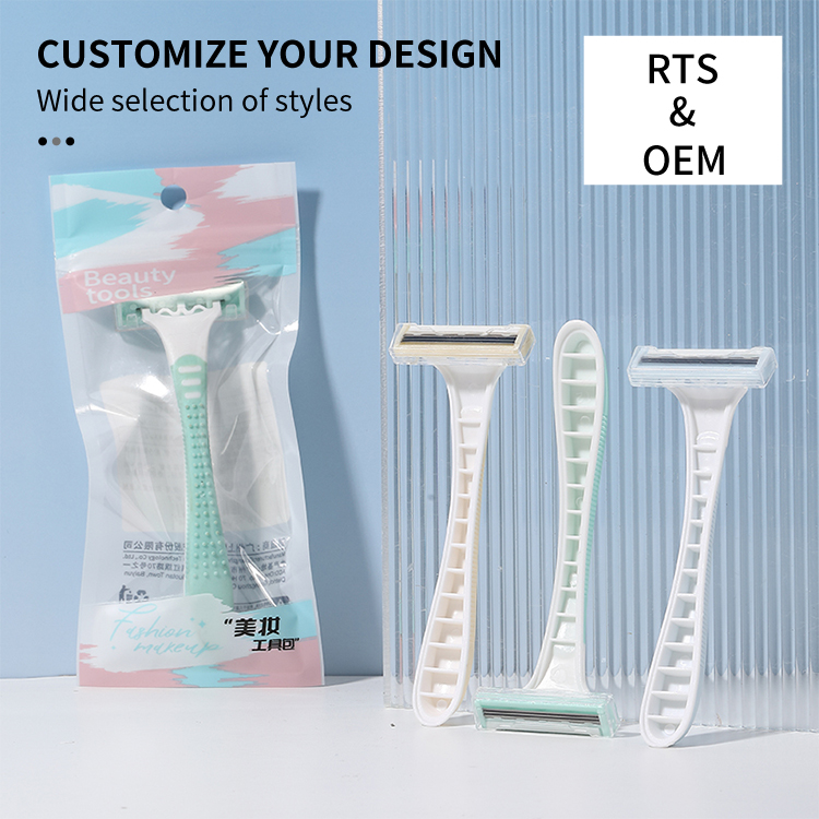 LMLTOP 3-Layers Anti-Slip Shaving Knife T-Shaped Manual Rake for Women's Armpit