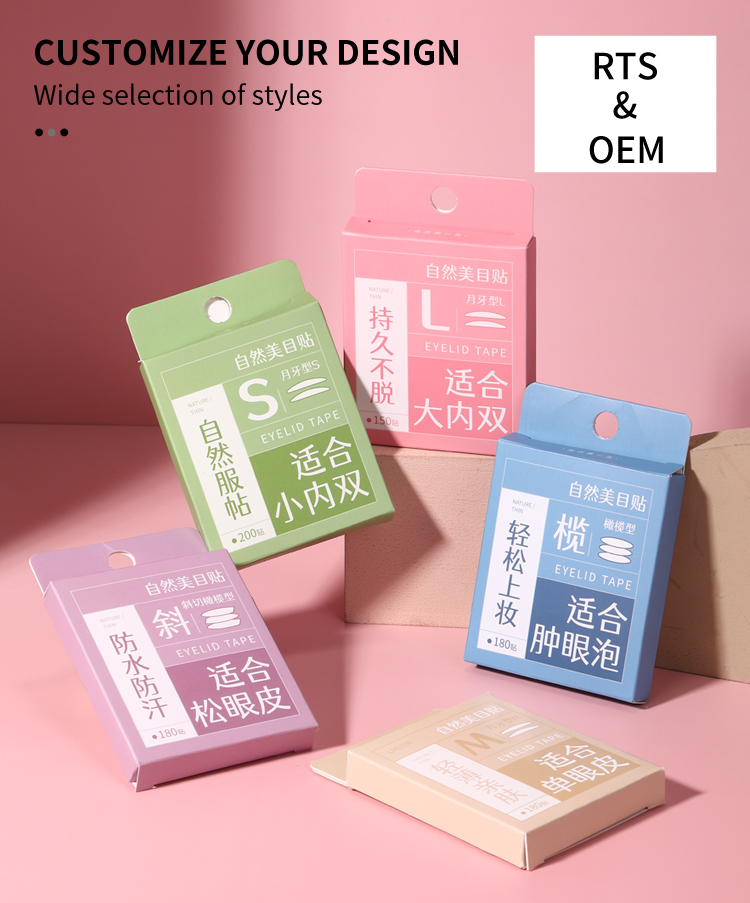 LMLTOP S M L Invisible Double Eyelid Sticker Different Size Double Eyelid Tape Double Eyelid Patch SY662-666
