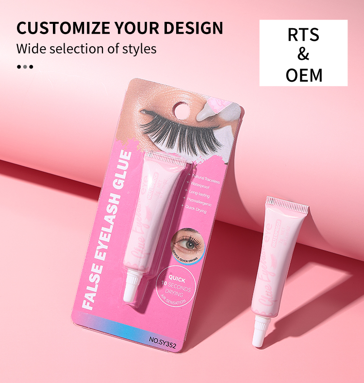 Super Natural Long-Lasting Setting Eyeliner Glue Pen White Form False Eyelash Bonding Auxiliary Tool Eyelash Extension GlueSY352