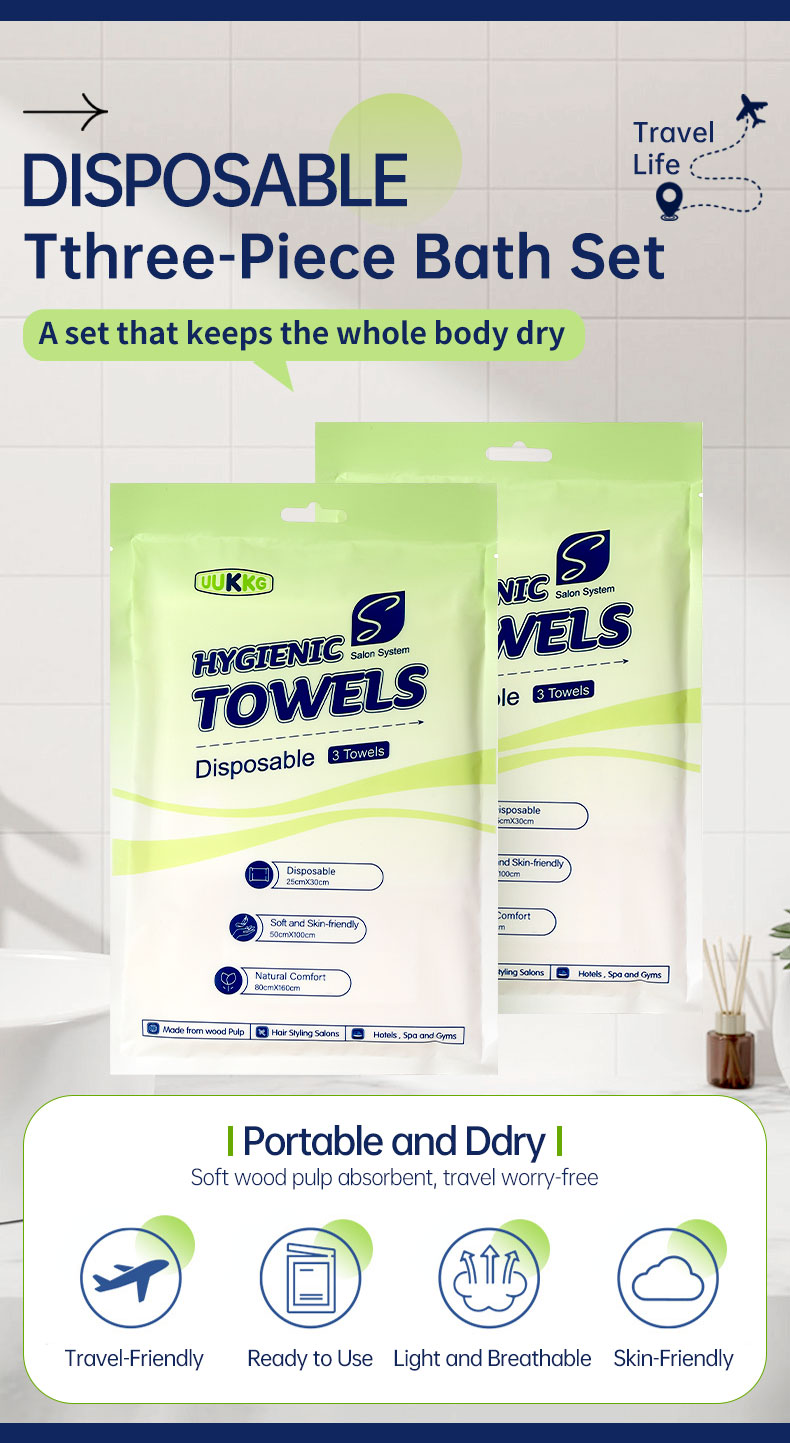 Disposable Sanitary Towels for Travel Hotel - Soft Skin-Friendly Disposable Face Towels Premium Lint-Free Hygienic Towels Bulk Pack