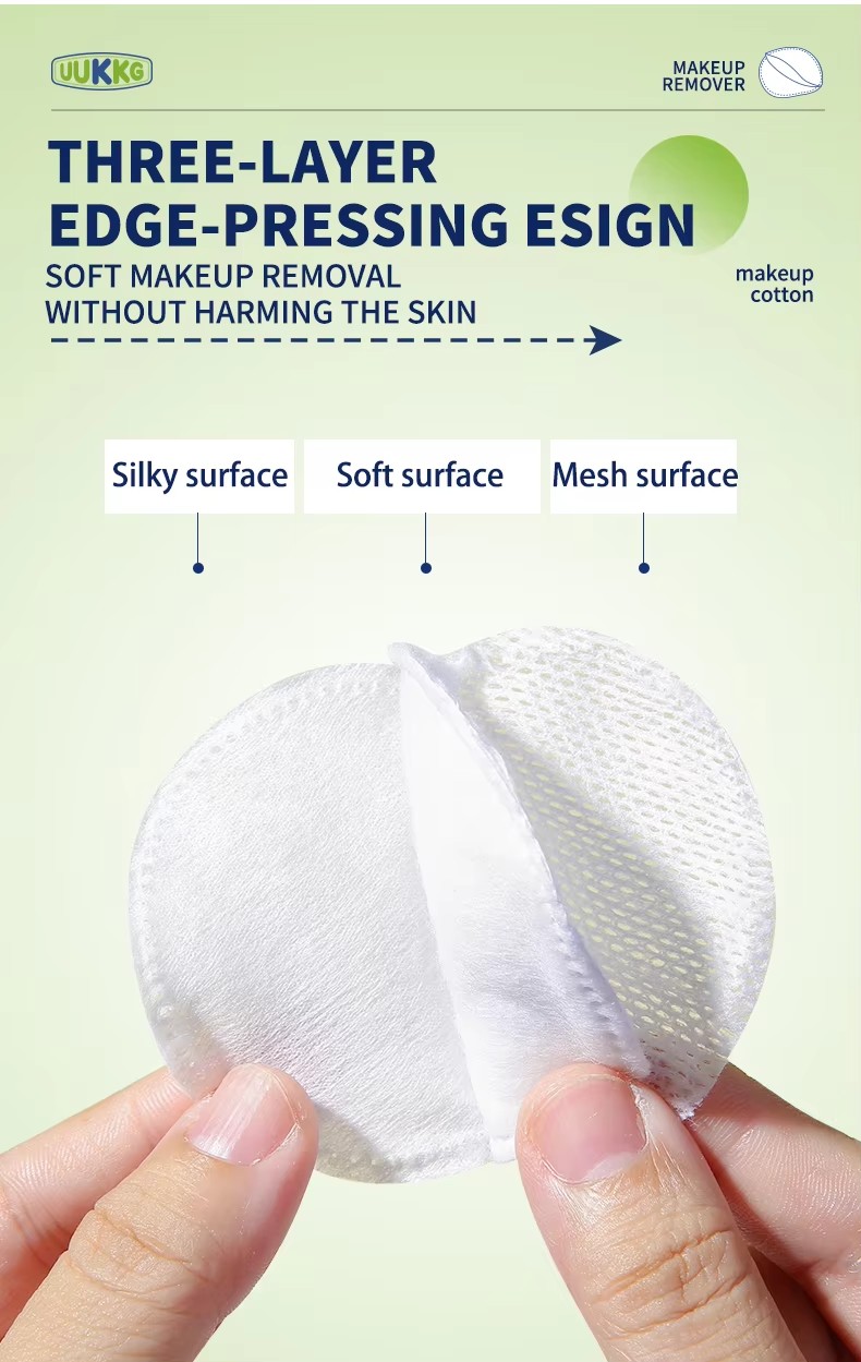 Double-Sided 3 layers Skin-Friendly Cotton Pads120 Pcs Soft fluorescent agent Makeup Remover Facial Pad For Skin Care SY799 Double-Sided 3 layers Skin-Friendly Cotton Pads120 Pcs Soft fluorescent agent Makeup Remover Facial Pad For Skin Care SY799