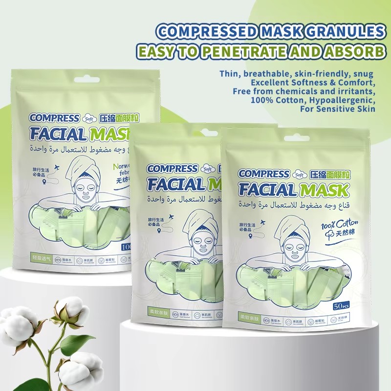 3Style Bulk Compressed Mask Tablets Set Lyocell/Non-Woven Facial Mask Sheets face masking sheet korea for Toner ApplicationSY787