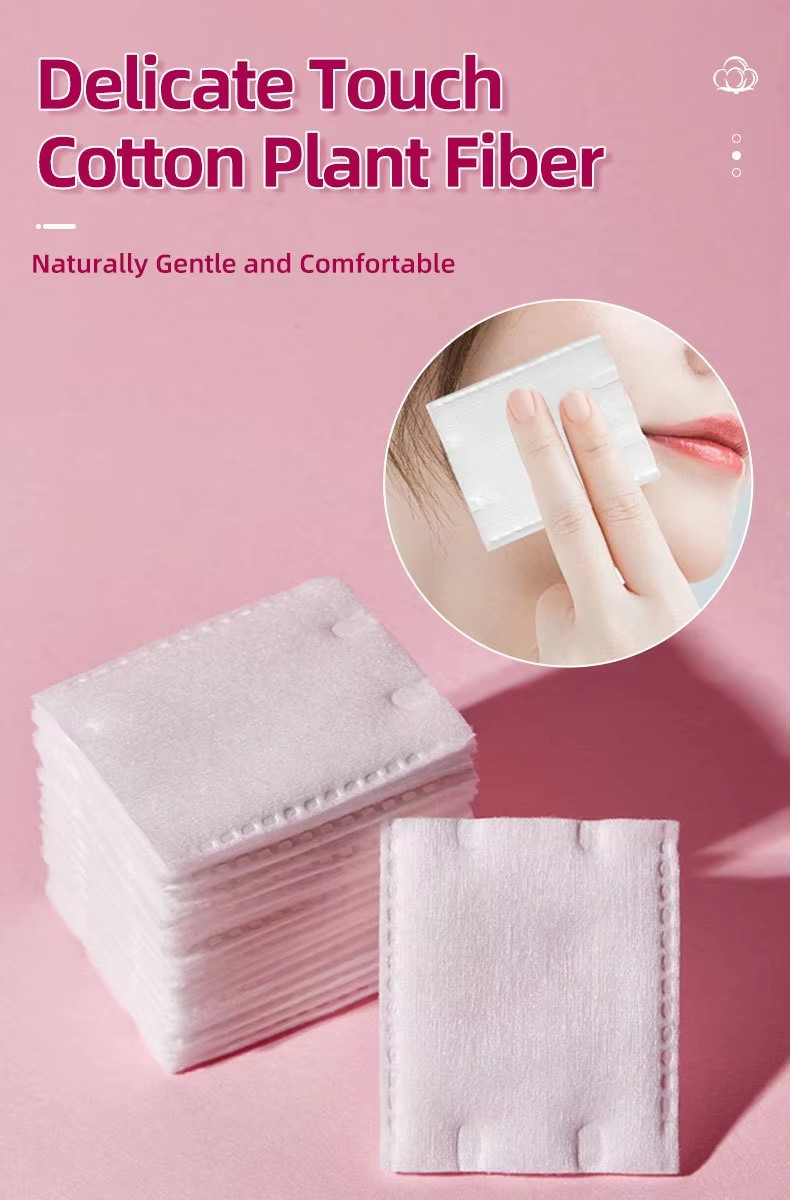 LMLTOP 2-in-1 150PCS Cotton Pads Dual Side Square Makeup Remover Soft Inside Embossed Outside Pad for Exfoliating LMLTOP 2-in-1 150PCS Cotton Pads Dual Side Square Makeup Remover Soft Inside Embossed Outside Pad for Exfoliating