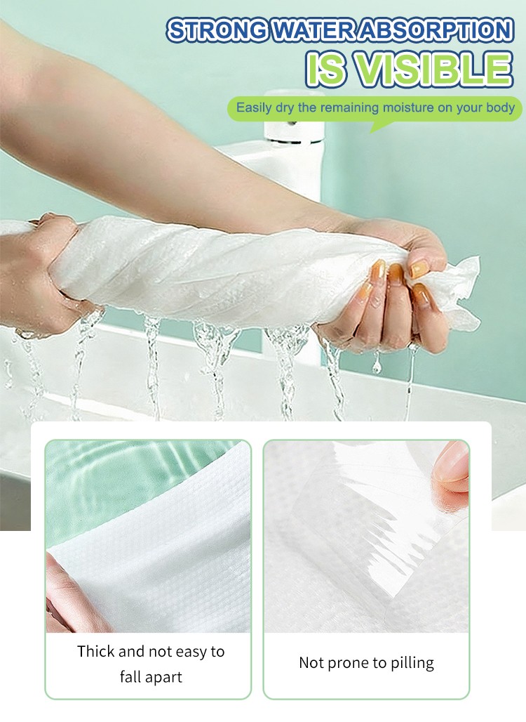 Private Label 100cm Biodegradable Disposable Bathrobe Pearl pattern Eco friendly Robe with Sleeves for beauty Hotel Spa SY782