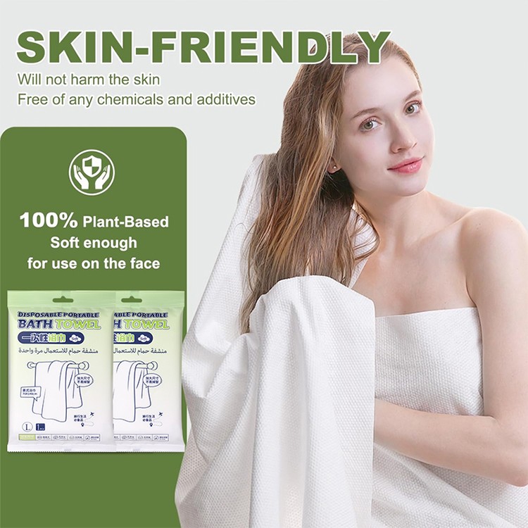 Private Label Soft Disposable Bath Towel 70x140cm Cotton Plant Fiber Skin-Friendly Non-Woven Large Sheet For Camping TravelSY791 Private Label Soft Disposable Bath Towel 70x140cm Cotton Plant Fiber Skin-Friendly Non-Woven Large Sheet For Camping TravelSY791