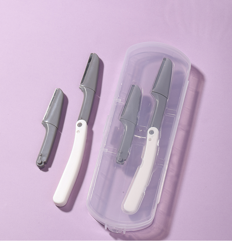 Micro-Distance Protective Net Folding Eyebrow Trimmer JJF05 Stainless Steel Face Eyebrow Scraping Knife Replaceable Blade Head Razor Micro-Distance Protective Net Folding Eyebrow Trimmer JJF05 Stainless Steel Face Eyebrow Scraping Knife Replaceable Blade Head Razor