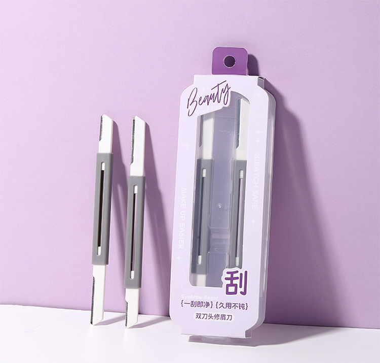 LMLTOP 2PCS Double heads Facial Eyebrow Razors JJF03 Retractable Stainless steel Beauty Eyebrow Trimmer Dermaplaning Shaving Tool LMLTOP 2PCS Double heads Facial Eyebrow Razors JJF03 Retractable Stainless steel Beauty Eyebrow Trimmer Dermaplaning Shaving Tool