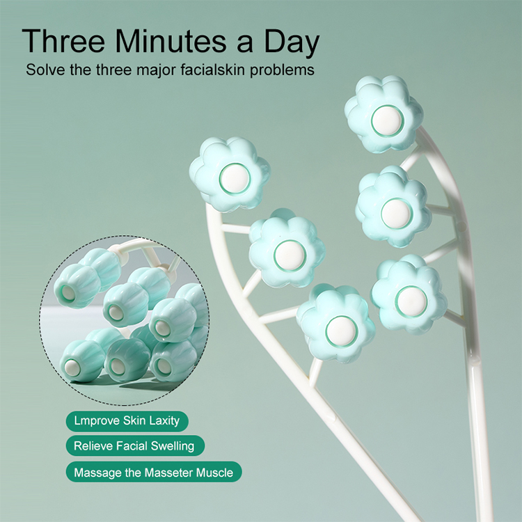 Flower Shape Manual Face Roller Massager Facial Lifting Tool Y-Shaped Face Eye Roller for Double Chin Reduction Skin Tightening M1070 Flower Shape Manual Face Roller Massager Facial Lifting Tool Y-Shaped Face Eye Roller for Double Chin Reduction Skin Tightening M1070