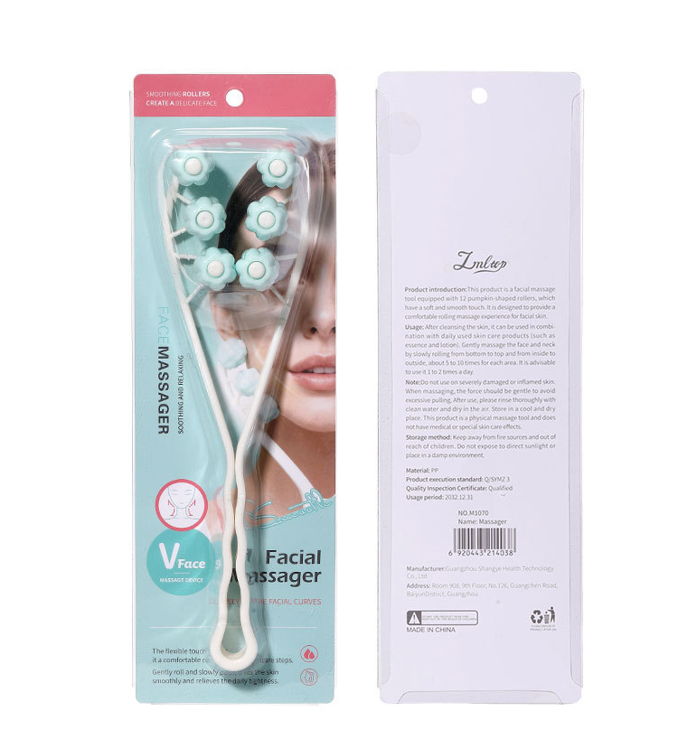 Flower Shape Manual Face Roller Massager Facial Lifting Tool Y-Shaped Face Eye Roller for Double Chin Reduction Skin Tightening M1070 Flower Shape Manual Face Roller Massager Facial Lifting Tool Y-Shaped Face Eye Roller for Double Chin Reduction Skin Tightening M1070