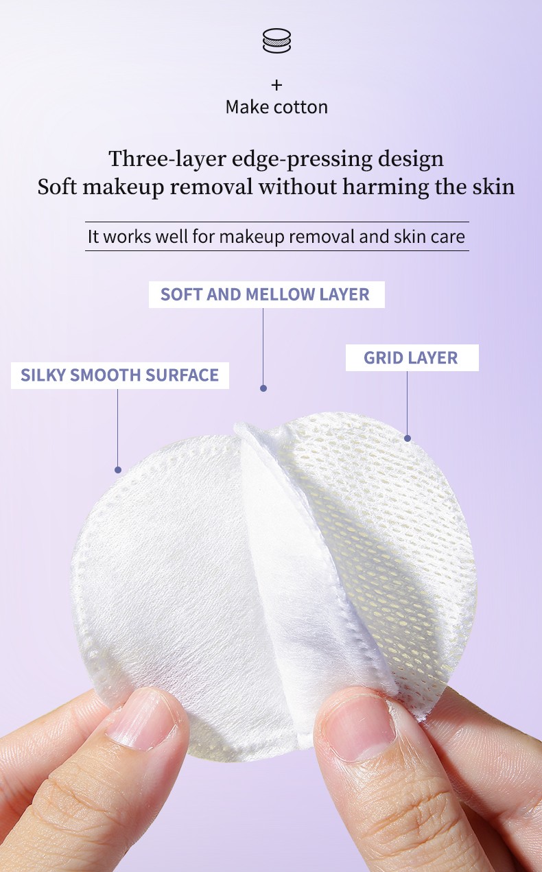 LMLTOP 80/100/150pcs Disposable cotton facial makeup remover Eco friendly daily use cotton pads makeup remover cotton for face SY446/SY447/SY448/SY683 LMLTOP 80/100/150pcs Disposable cotton facial makeup remover Eco friendly daily use cotton pads makeup remover cotton for face SY446/SY447/SY448/SY683