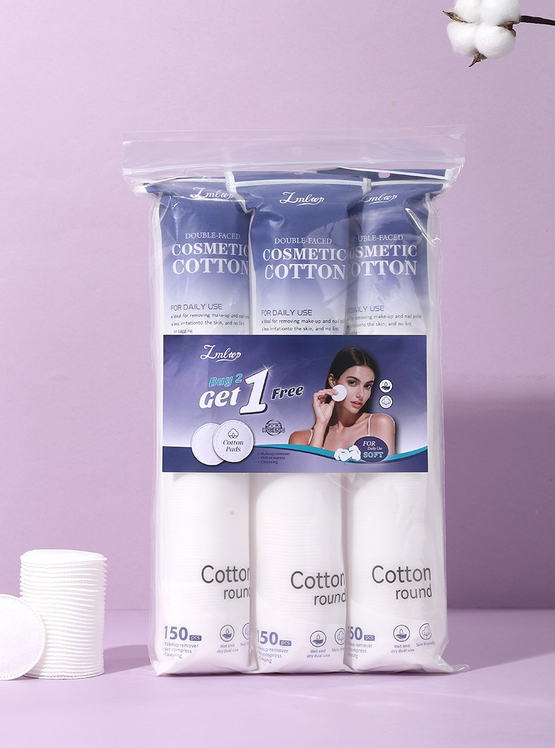 LMLTOP 80/100/150pcs Disposable cotton facial makeup remover Eco friendly daily use cotton pads makeup remover cotton for face SY446/SY447/SY448/SY683 LMLTOP 80/100/150pcs Disposable cotton facial makeup remover Eco friendly daily use cotton pads makeup remover cotton for face SY446/SY447/SY448/SY683