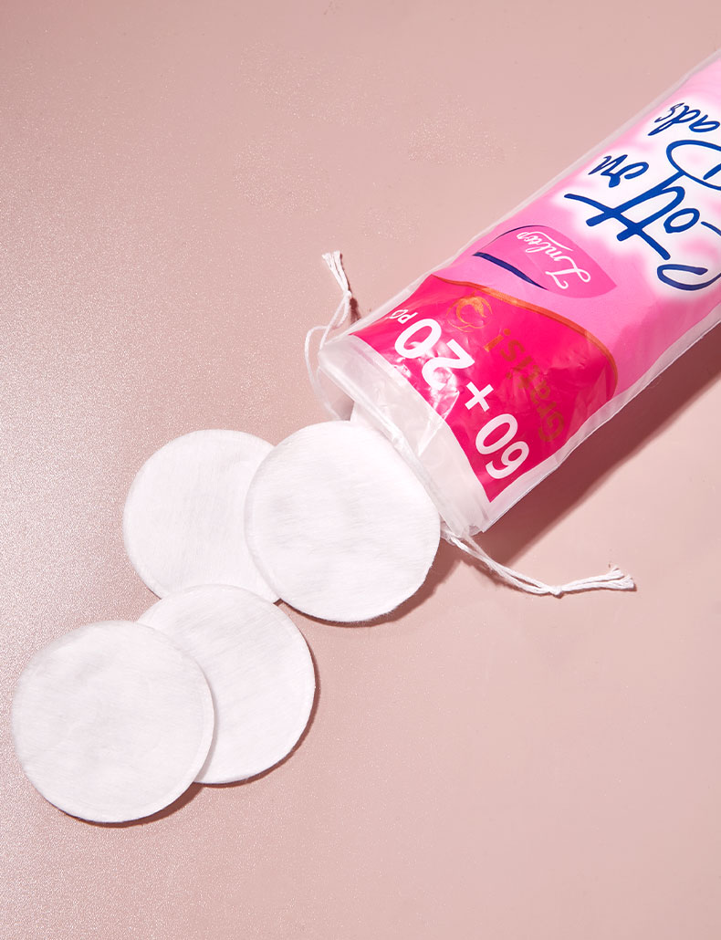 Disposable Cotton Rounds Pads Soft Lint Free Sandwich Pure Cotton Pads for Sensitive Skin Cleansing care