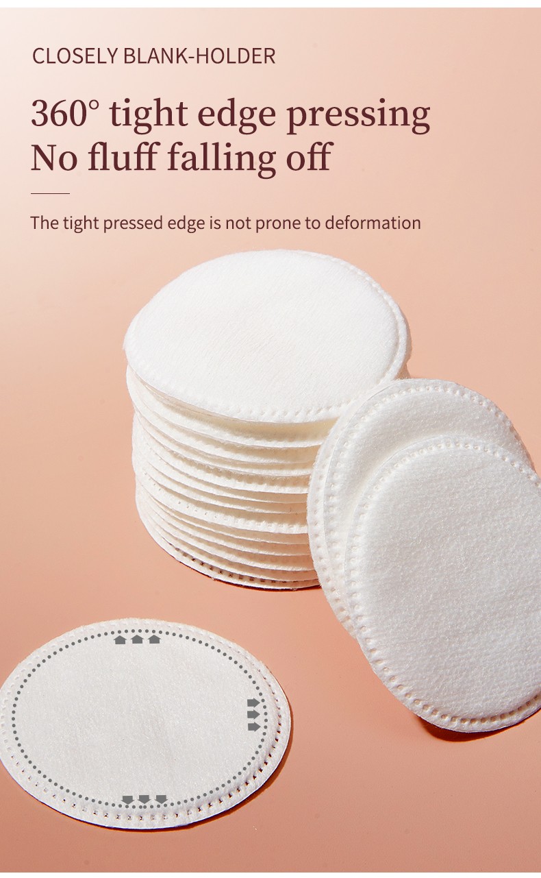 80/150 Pcs Disposable Sandwich Cotton 3 Layer Nail Art Beauty Facial Cleansing Paper Cotton Pads Soft Makeup Remover Pads SY443 SY473 SY474
