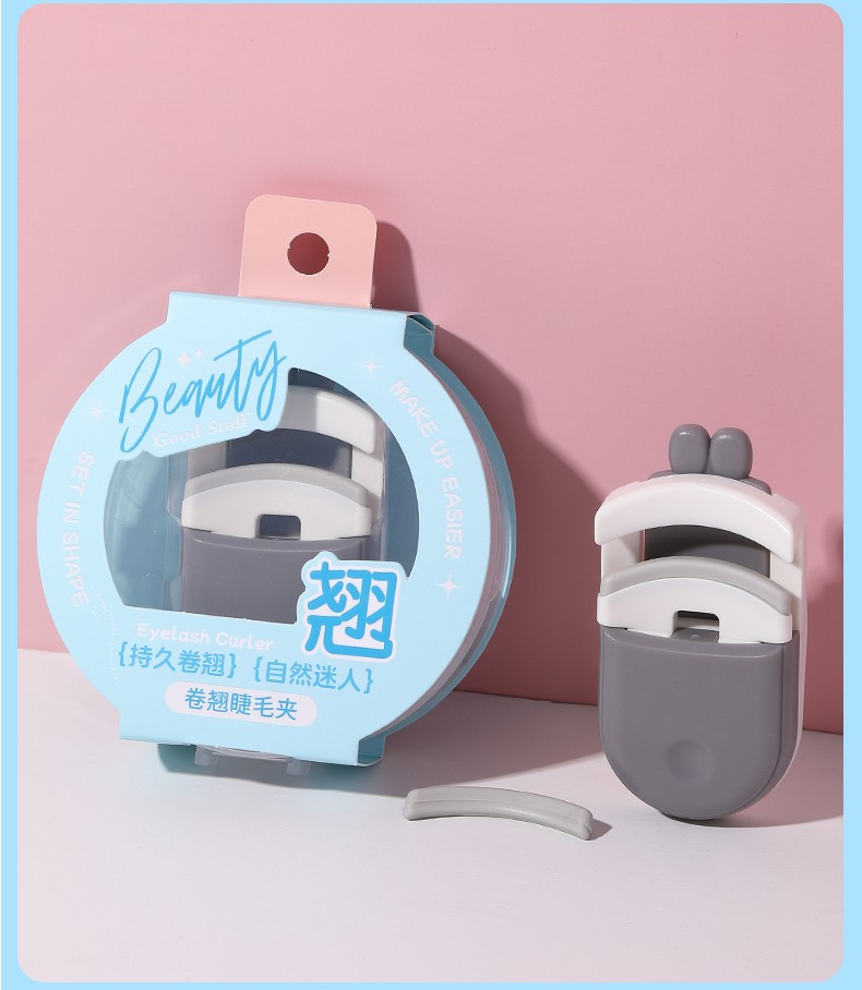 Mini Plastic Eyelash Curl JJF30 Separated Eyelash Curler with Soft Silicone pad for Eye Lash Curling