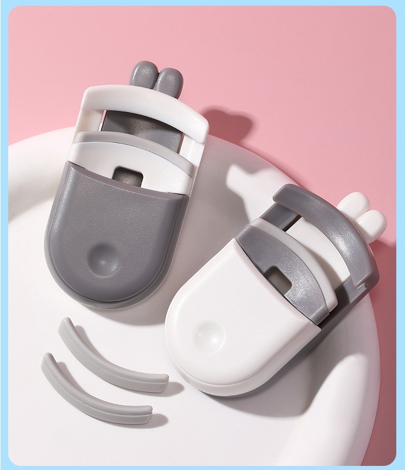 Mini Plastic Eyelash Curl JJF30 Separated Eyelash Curler with Soft Silicone pad for Eye Lash Curling