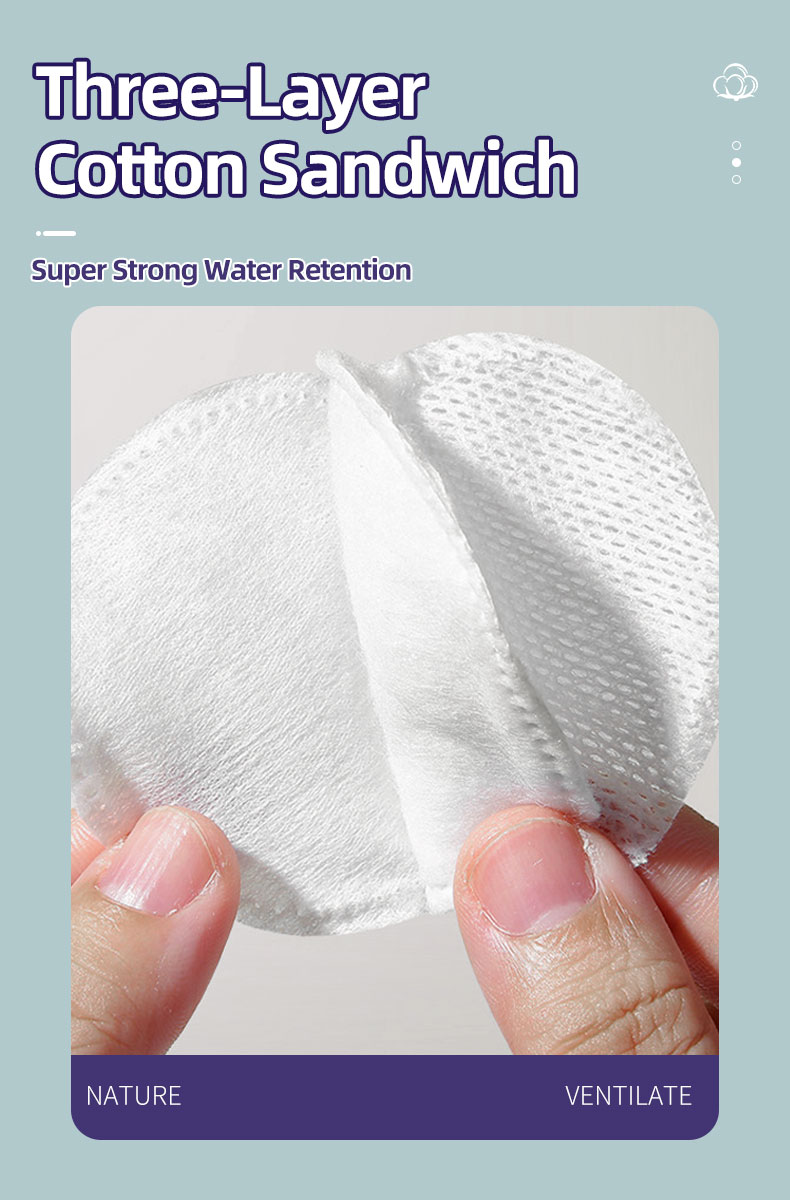 UENO Double Sides Makeup Cotton Pads Multi-Purpose Skin Care Cotton Pad for Face V10 Cosmetic Makeup Remover Round V10 UENO Double Sides Makeup Cotton Pads Multi-Purpose Skin Care Cotton Pad for Face V10 Cosmetic Makeup Remover Round V10