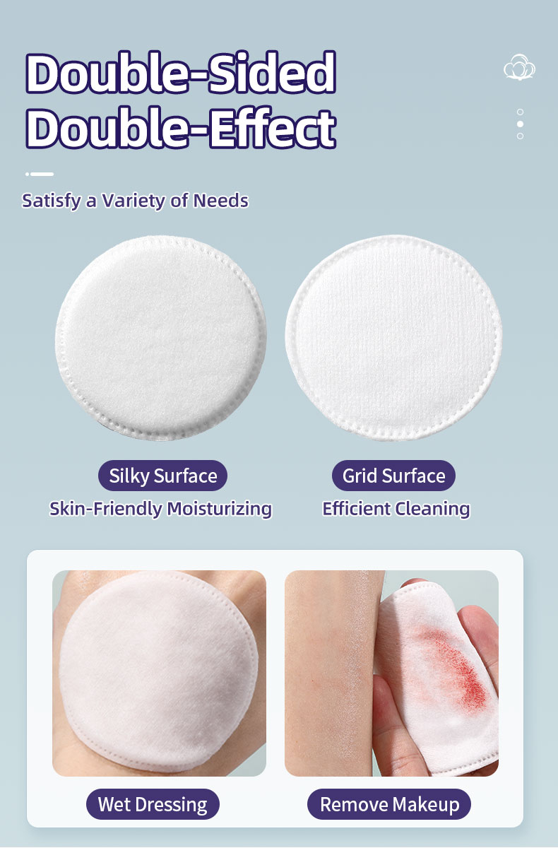 UENO Double Sides Makeup Cotton Pads Multi-Purpose Skin Care Cotton Pad for Face V10 Cosmetic Makeup Remover Round V10 UENO Double Sides Makeup Cotton Pads Multi-Purpose Skin Care Cotton Pad for Face V10 Cosmetic Makeup Remover Round V10
