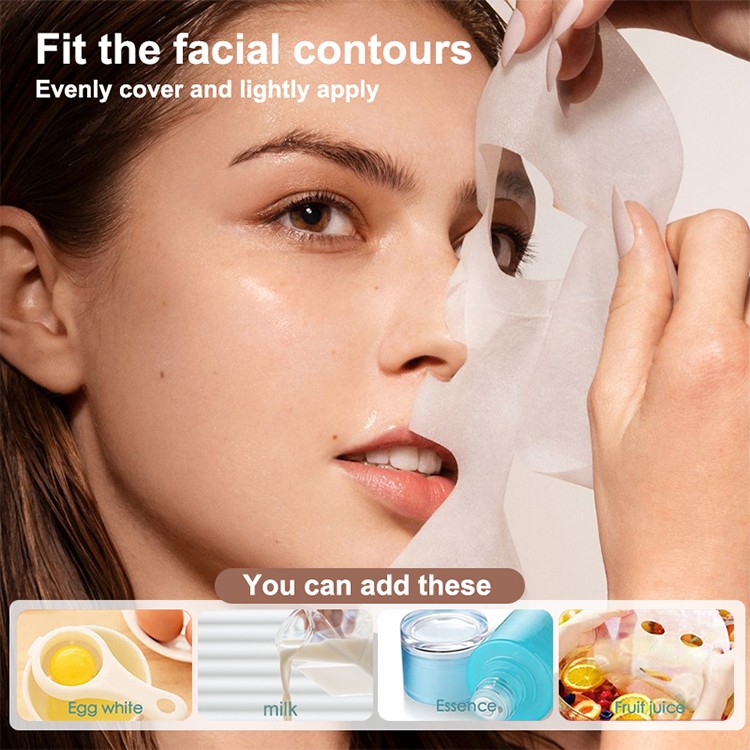 Yousha Compressed Facial Mask Sheet 20Pcs Skin Care Portable Non Woven Diy Face Mask Paper Coin Tissue For Travel Ym002