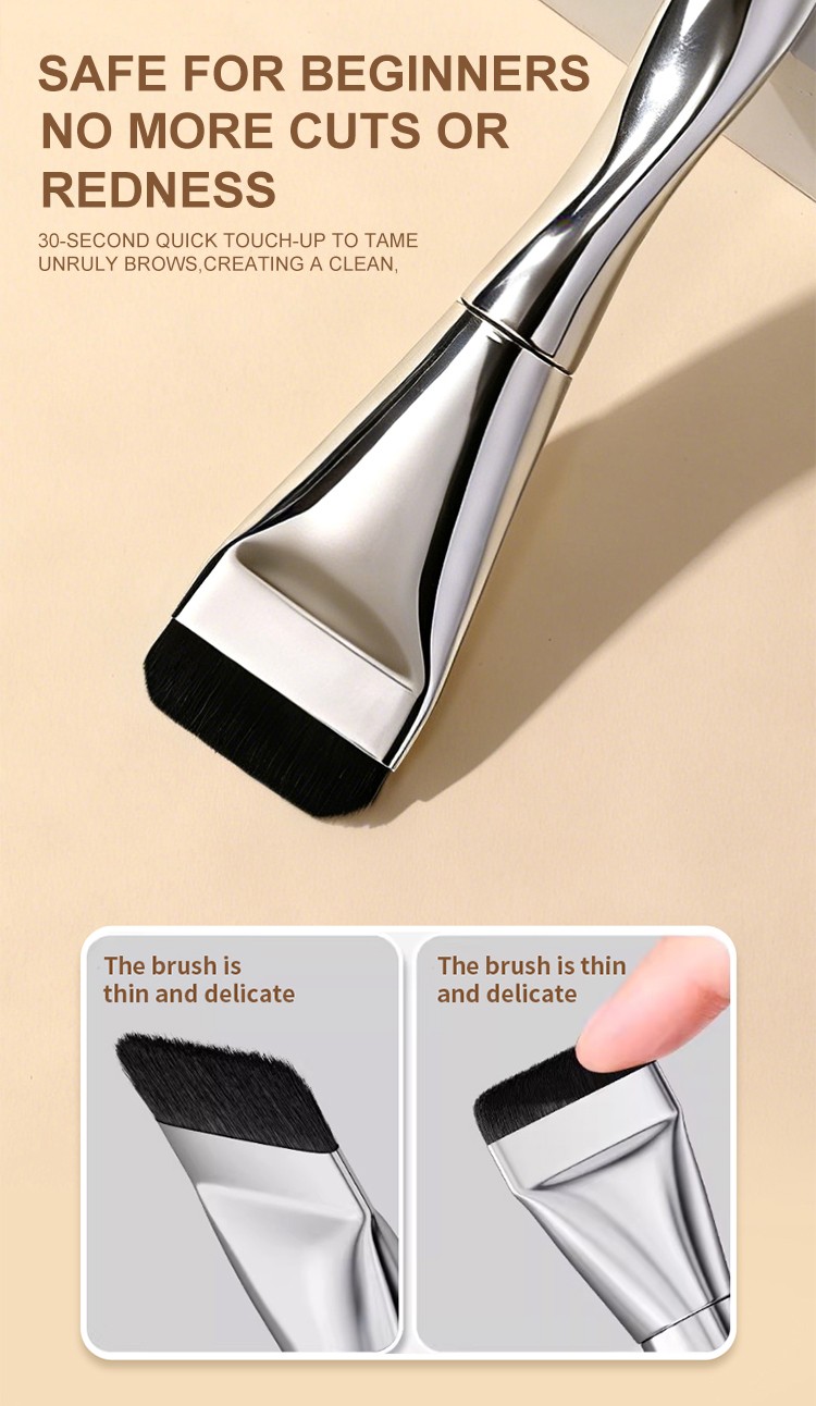 High elastic Durable Makeup brush wire thin flat Foundation