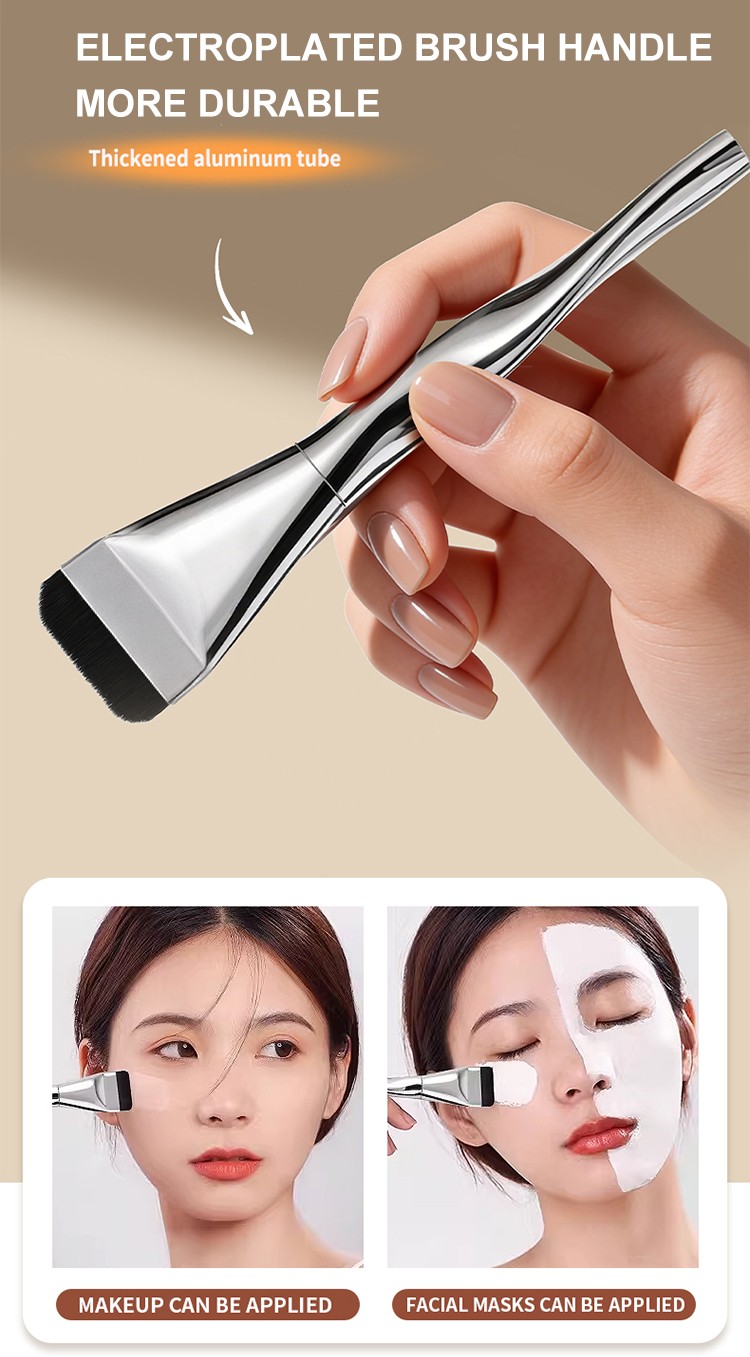 High elastic Durable Makeup brush wire thin flat Foundation