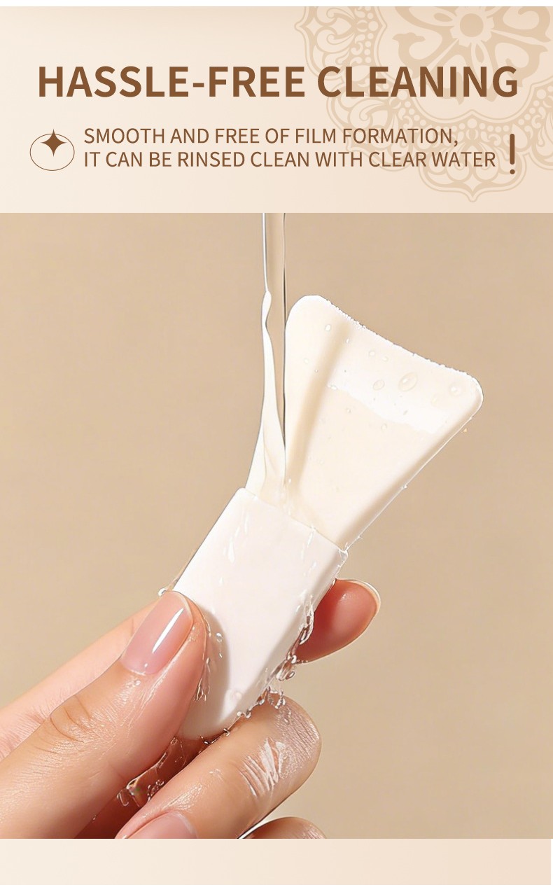 Multi-Purpose Flat Silicone Face Mask Makeup Brush DIY Skincare Spatula Applicator for Cream Gel Masks Reusable Beauty Tool US28 US29