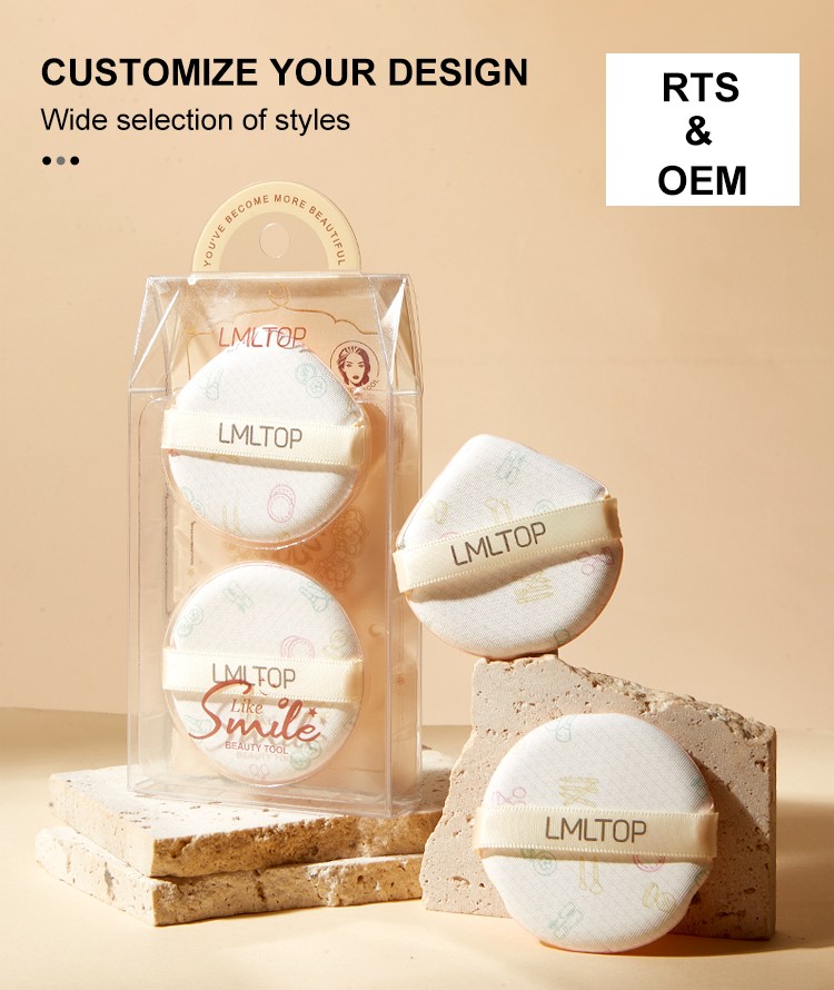 LMLTOP Soft Round Waterdrop Air Cushion Foundation Powder Puff Makeup Sponge for Beauty Latex Free Makeup US18