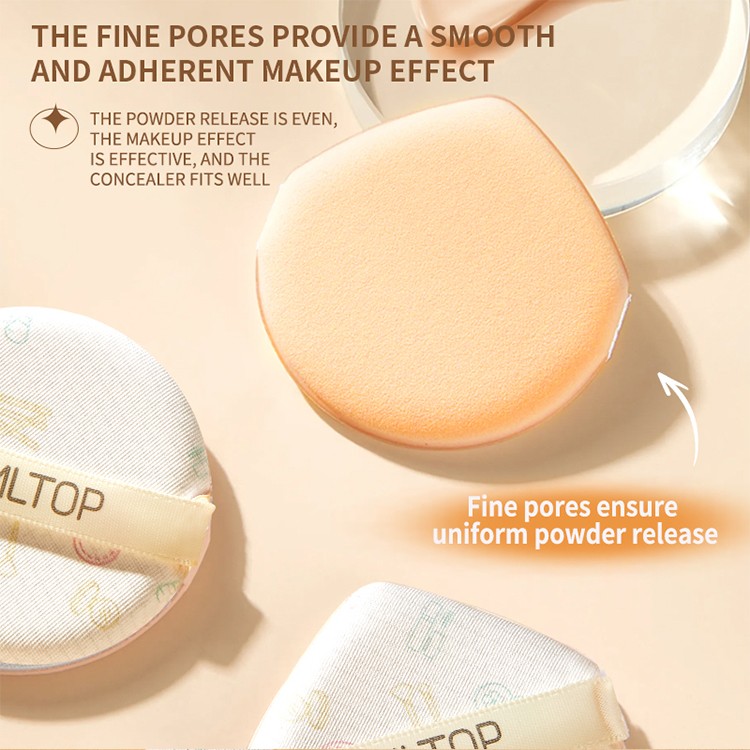 LMLTOP Soft Round Waterdrop Air Cushion Foundation Powder Puff Makeup Sponge for Beauty Latex Free Makeup US18