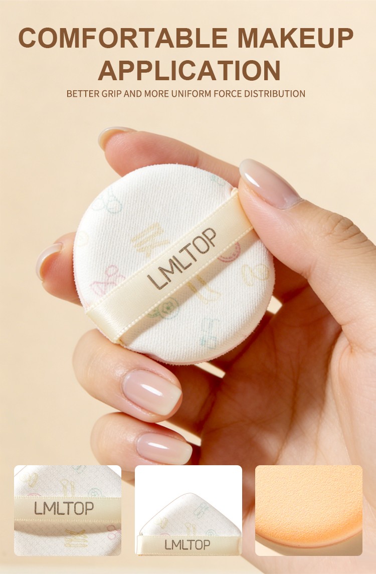 LMLTOP Soft Round Waterdrop Air Cushion Foundation Powder Puff Makeup Sponge for Beauty Latex Free Makeup US18