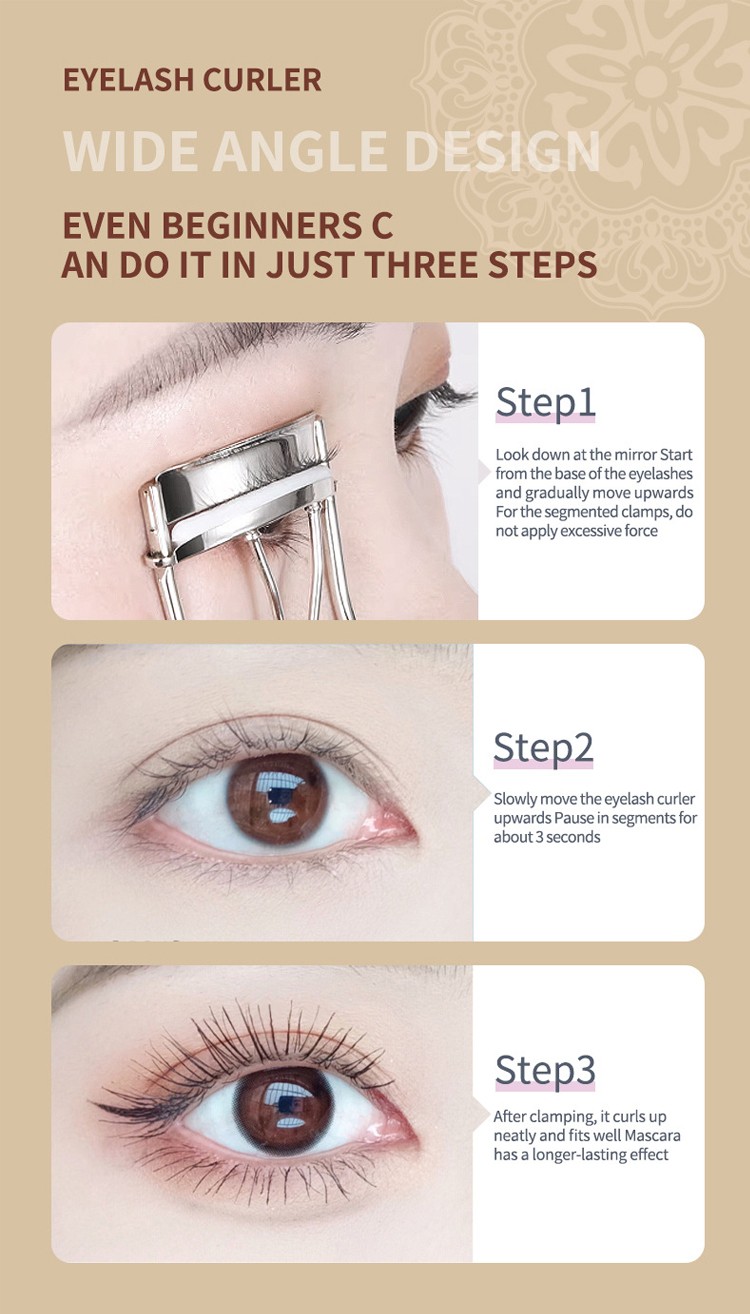 High Quality Eye Lash Curler Kit Eyelash Curling Makeup Tool Portable Stainless Steel Beauty Eyelash Curler for Lashes CurlsUS30