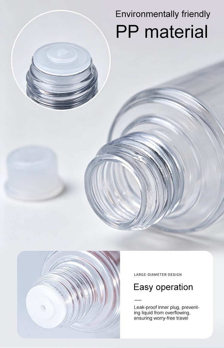 Wholesale Mini Travel Bottle Set 8in1 Empty Travel Bottles Leak Proof Cosmetic Liquid Dispenser with Spray Pump