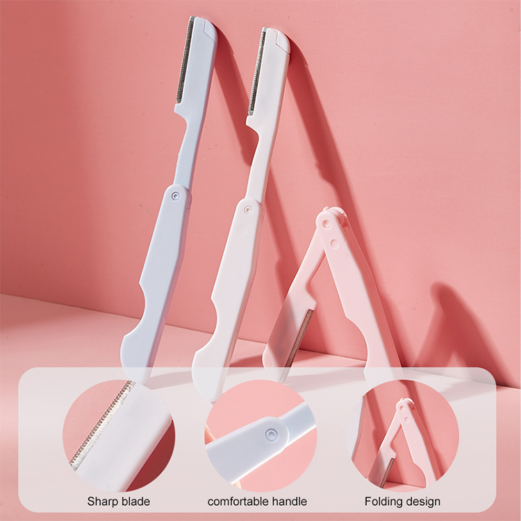 3in1 Eyebrow Razor Kit Hair Trimmer Dermaplaning Tool Women Grooming Grooming Razor Eyebrow Razor Face Shaver for Women A909