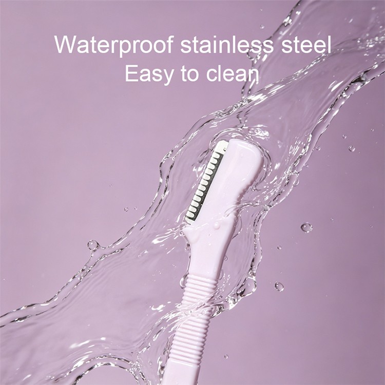Wholesale Professional Eyebrow razor Kit Stainless Steel Slanted Tip Hair Face Remover Eyebrow Shaving Trimmer