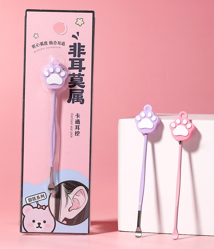 LMLTOP Stainless Steel Ear Curette Reusable Ear Cleaner Wax Removal Grooming Safe Gentle Ear Spoon Ear Cleaning Tool Kit TX03 TX04