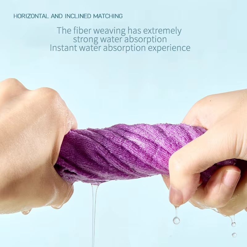 LMLTOP High Absorbent dry hair shampoo Face Hair Towel Soft Fiber Cleansing Towel Size for Bath Home Dry hair towel C0875 C0879