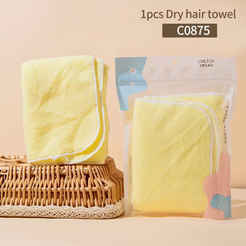 LMLTOP High Absorbent dry hair shampoo Face Hair Towel Soft Fiber Cleansing Towel Size for Bath Home Dry hair towel C0875 C0879