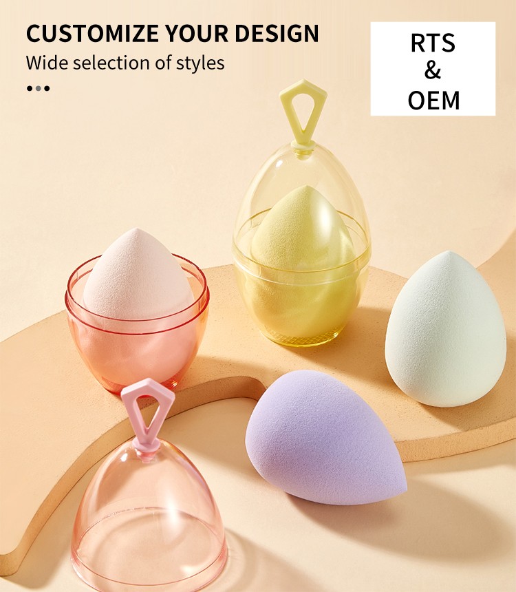 LMLTOP Candy Color Series Air Cushion Makeup Puff Water-Drop Shaped Beauty Sponge Egg With Storage Case Facial Tool CXT049 LMLTOP Candy Color Series Air Cushion Makeup Puff Water-Drop Shaped Beauty Sponge Egg With Storage Case Facial Tool CXT049