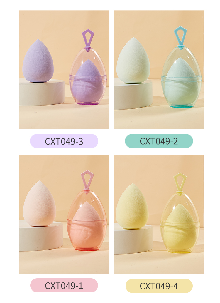 LMLTOP Candy Color Series Air Cushion Makeup Puff Water-Drop Shaped Beauty Sponge Egg With Storage Case Facial Tool CXT049 LMLTOP Candy Color Series Air Cushion Makeup Puff Water-Drop Shaped Beauty Sponge Egg With Storage Case Facial Tool CXT049