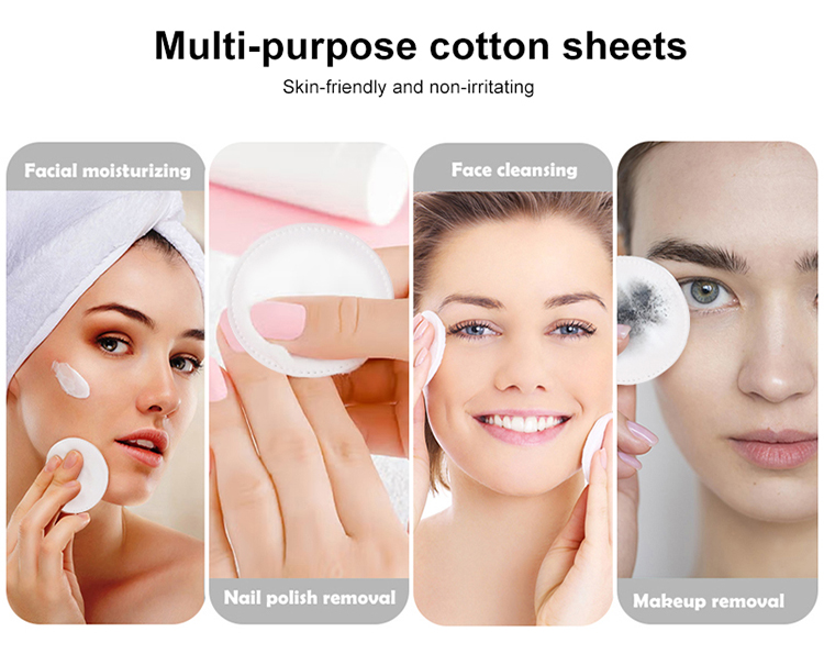 All Eenglish Pack 70mm 3-Layer Eco-Friendly Cotton Pads Makeup Remover Fast Delivery Cosmetic Rounds SPA for Home
