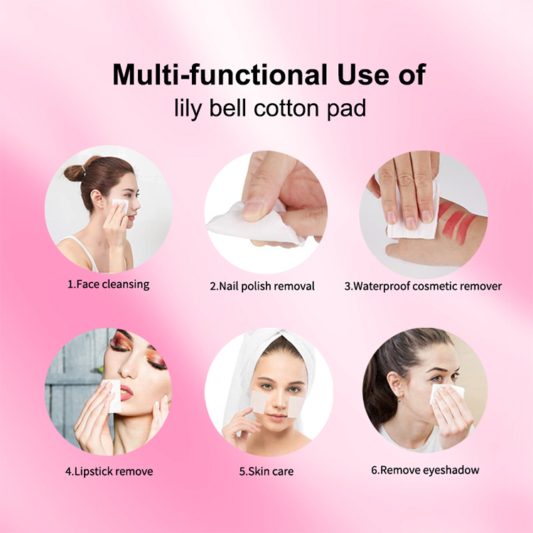 LMLTOP Factory Supply Makeup Facial Soft Cotton Pads for Face Make up Remove Cotton Pads Facial Soft Cotton Pads for Face U01-U09