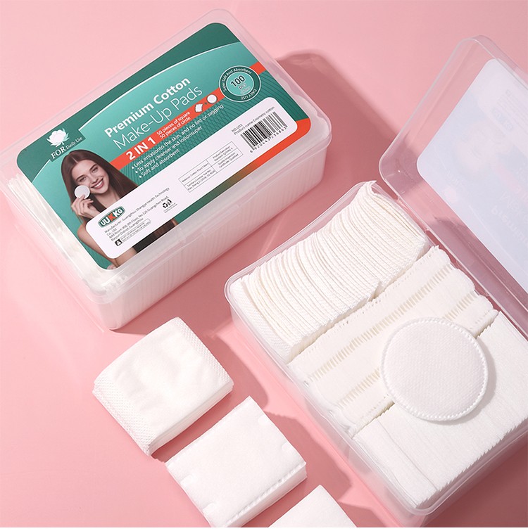 LMLTOP Factory Supply Makeup Facial Soft Cotton Pads for Face Make up Remove Cotton Pads Facial Soft Cotton Pads for Face U01-U09