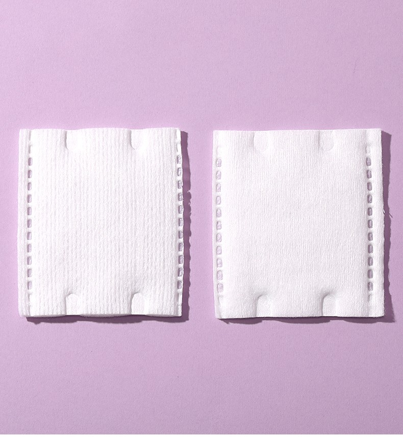 OEM Factory Hot Selling SPA Non-woven Cotton Pad Natural Facial Cleaning Pads for Beauty Salon Disposable Pads for Makeup Use SY684-SY686