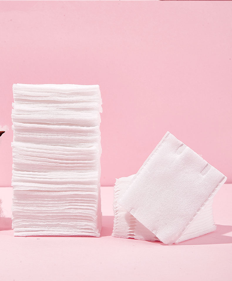 LMLTOP Disposable 50/80Pcs Sandwich Makeup Remover Pad Thin Wet Compress Face Cleansing Square Filled Makeup Cotton Pad Z107 Z108