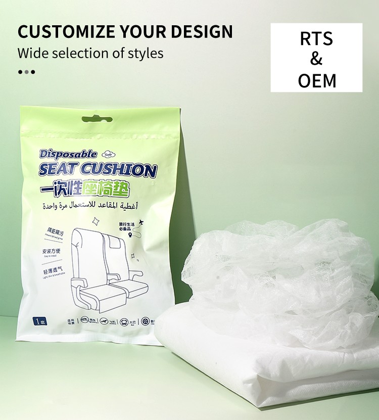 Disposable Dirt-Proof Non Woven Travel Seat Cushion