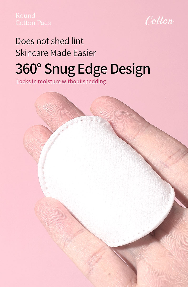 Disposable Non-Woven Cotton Rounds Thick Multi-Layer Makeup Remover Pads Water-Saving Cotton Pad for Toner