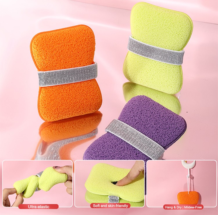 Wholesale Soap Bag Bath Sponge All Natural Super Soft Bath Flower Foaming Sponge for Face